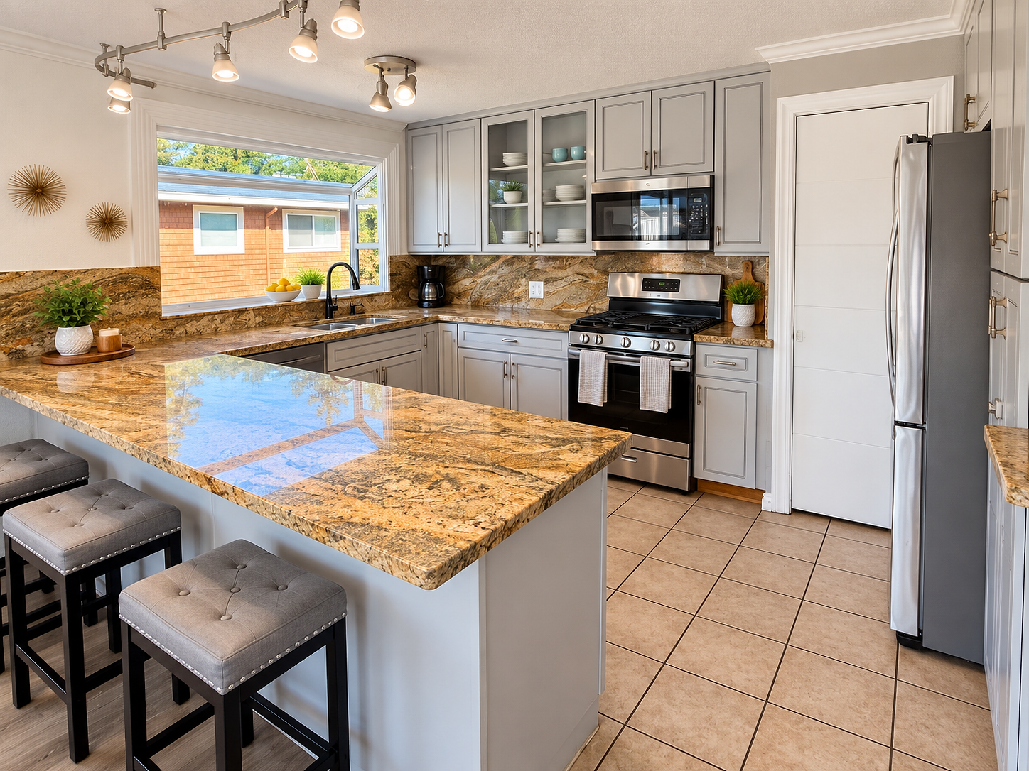 Gourmet Kitchen and Dining